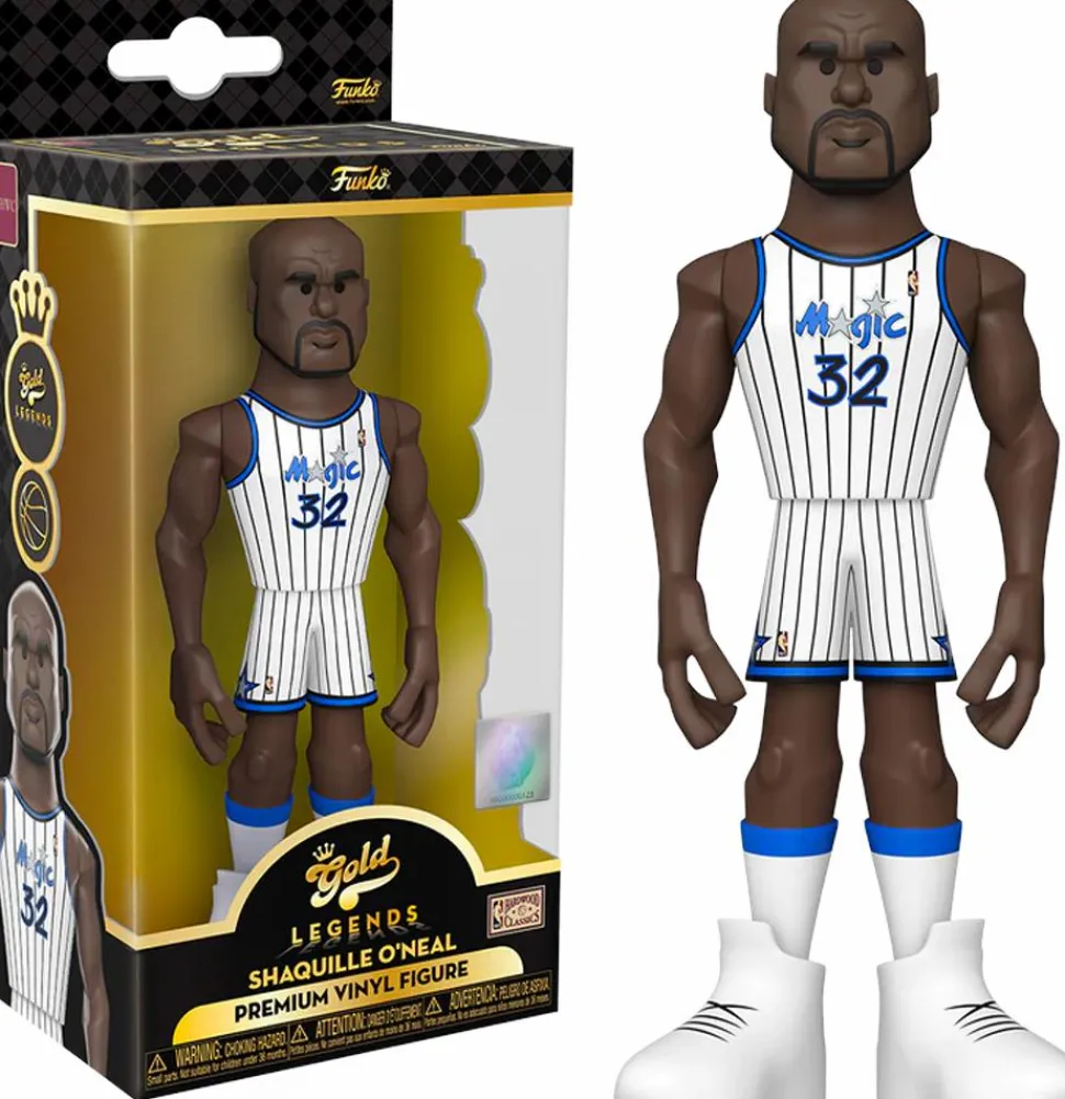 NBA Basketball - Shaquille O'Neal Orlando Magic 5” Gold Premium Vinyl Figure