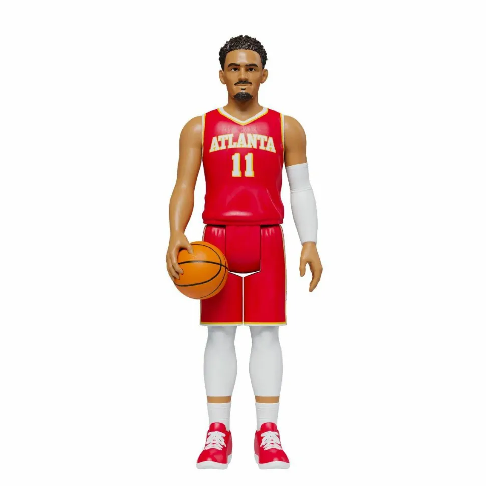 NBA Basketball - Trae Young Atlanta Hawks Supersports ReAction 3.75” Action Figure
