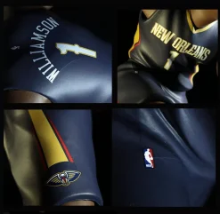 NBA Basketball - Zion Williamson New Orleans Pelicans (Blue Jersey) smAll-Stars 12
