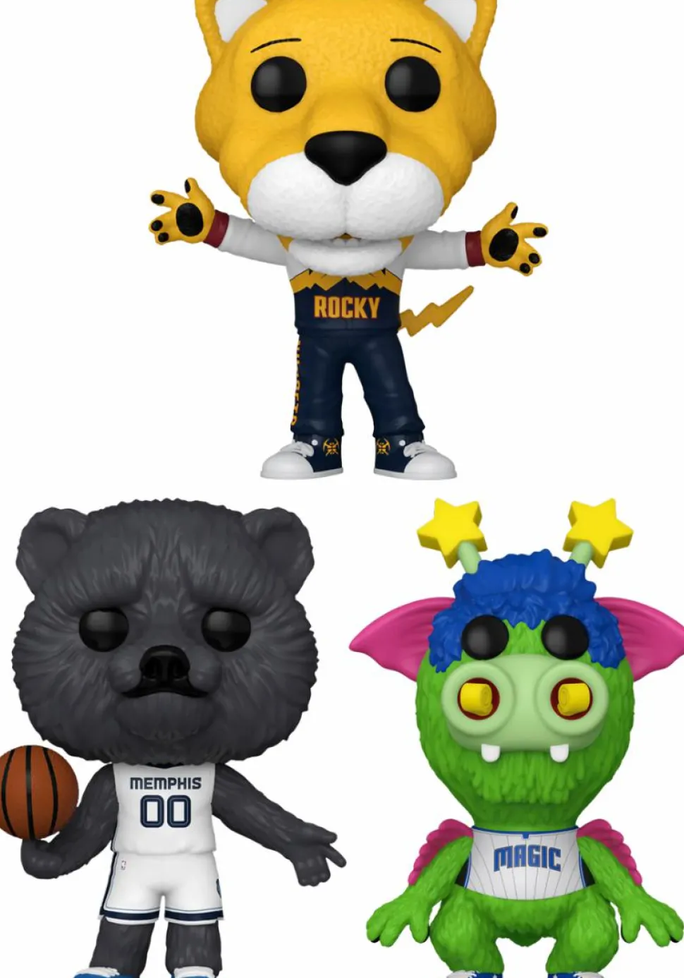 NBA Basketball: Mascots - Galvanise Pop! Vinyl Bundle (Set of 3)