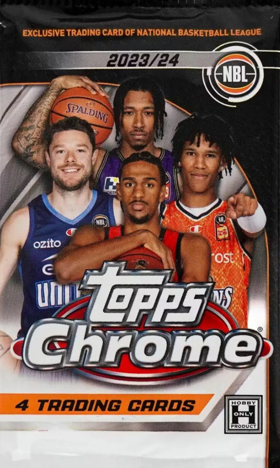 NBL Basketball - 2023/24 Topps Chrome Basketball Trading Cards Hobby Box (Display of 20)