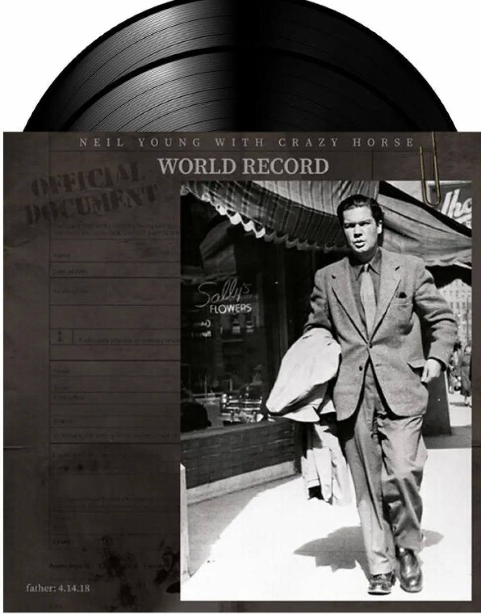 Neil Young With Crazy Horse - World Record 2xLP Vinyl Record