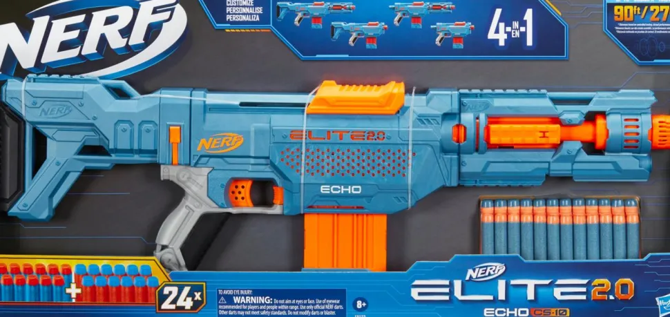 Nerf - 2.0 Echo CS-10 Elite Dart Blaster