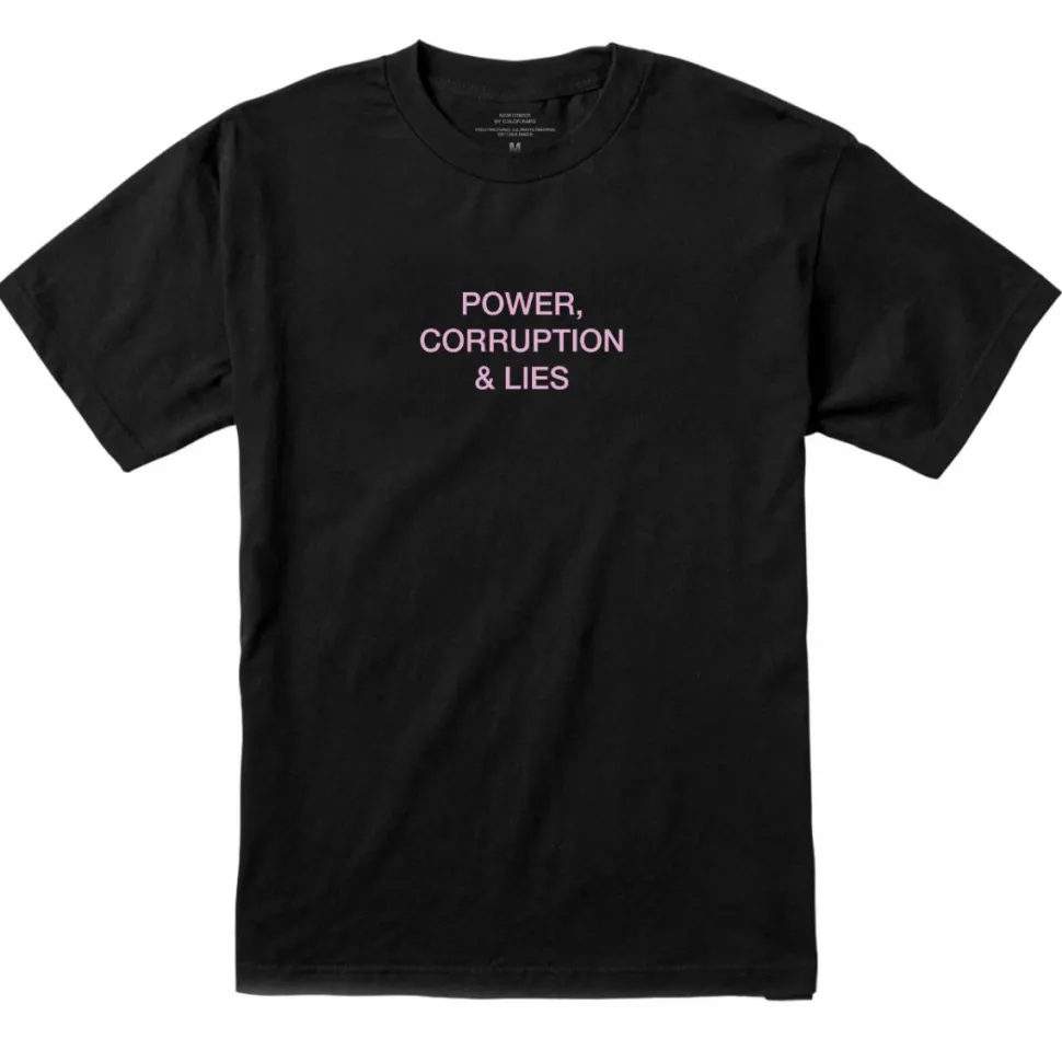 New Order - New Order x Color Bars Power, Corruption & Lies Black T-Shirt