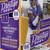 NFL Football - 2024 Panini Prestige Football Trading Cards Blaster Box (6 Packs / 66 Cards)