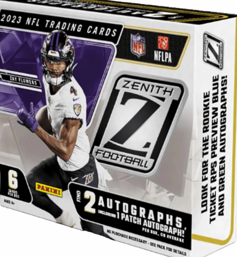 NFL Football - 2023 Panini Zenith Football Hobby Trading Cards Box (Display of 1)