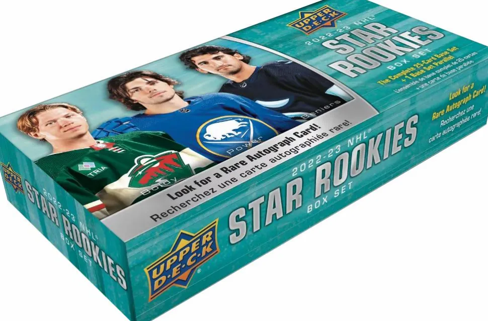 NHL Hockey - 2022/23 Upper Deck Star Rookies Hockey Trading Cards Box Set (26 Cards)