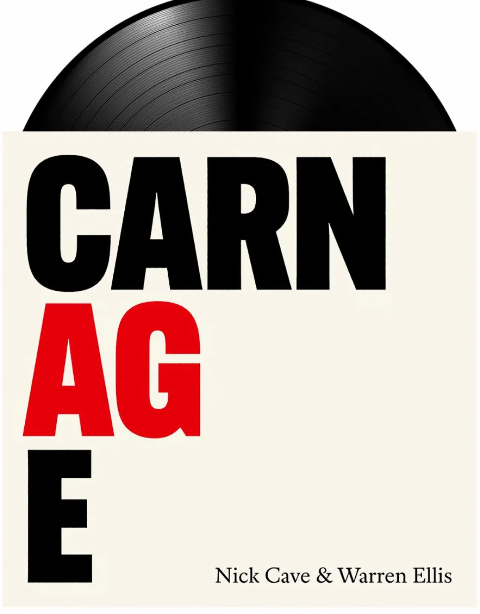 Nick Cave & Warren Ellis - Carnage LP Vinyl Record