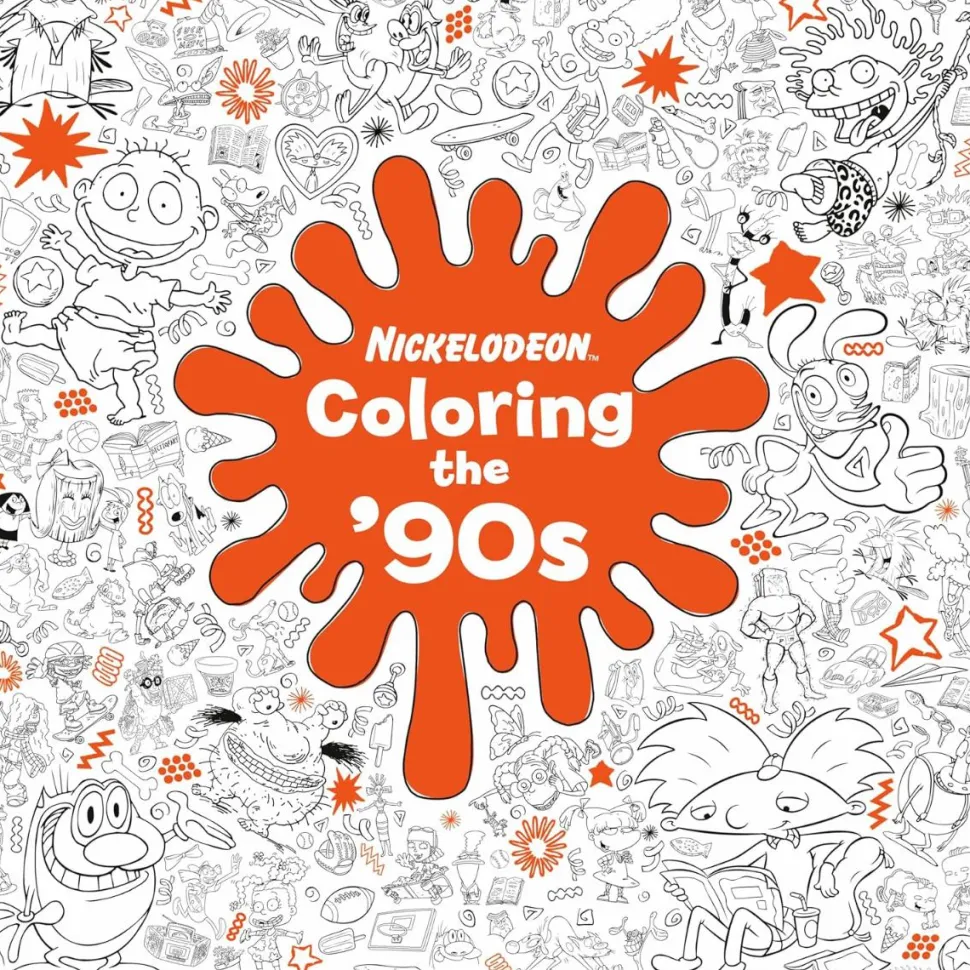 Nickelodeon - Colouring the 90s Colouring Book Paperback