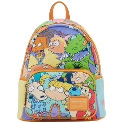 Nickelodeon - Nick 90s Color Block 10” Faux Leather Mini Backpack
