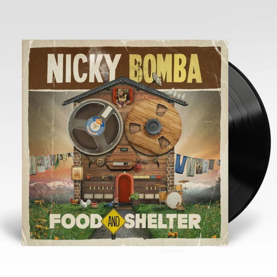 Nicky Bomba - Food and Shelter LP Vinyl Record