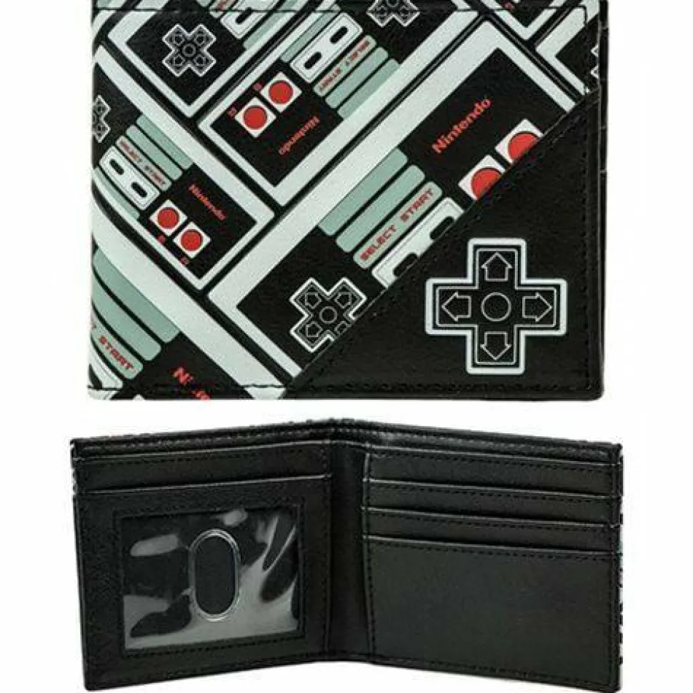 Nintendo - Controller All Over Print Bi-Fold Wallet