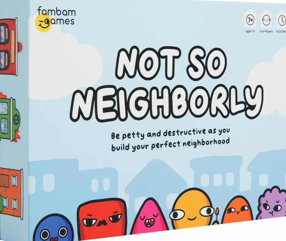 Not So Neighborly - Be Petty and Destructive As You Build Your Perfect Neighborhood Card Game