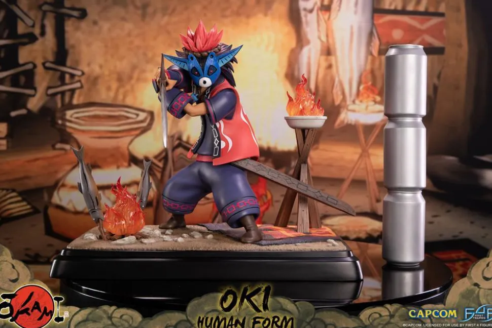 Okami - Oki in Human Form 17” Statue