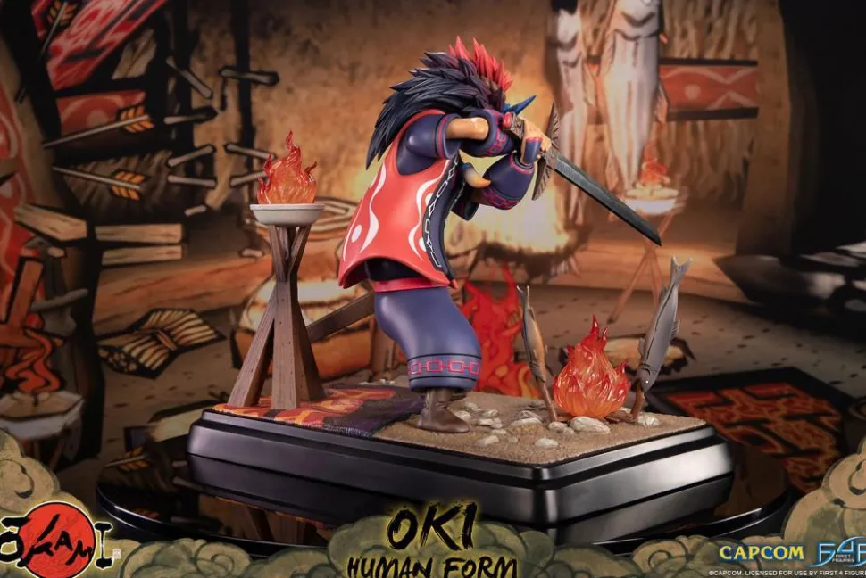 Okami - Oki in Human Form 17” Statue
