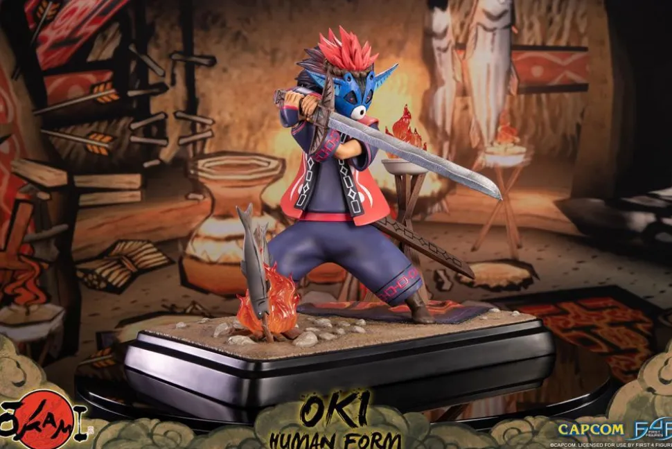 Okami - Oki in Human Form 17” Statue