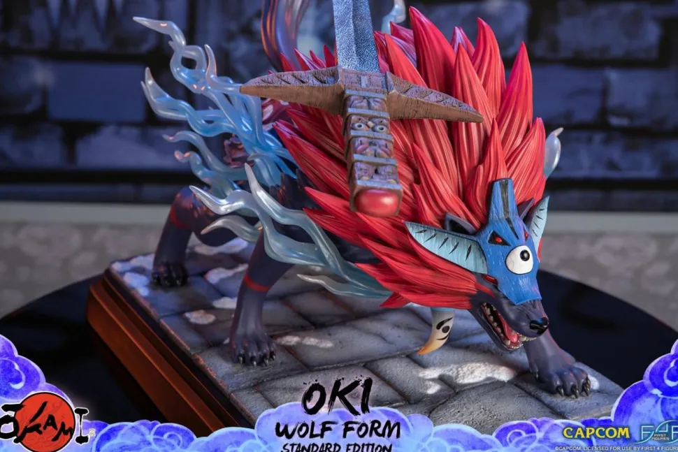 Okami - Oki Wolf Form 14” Statue