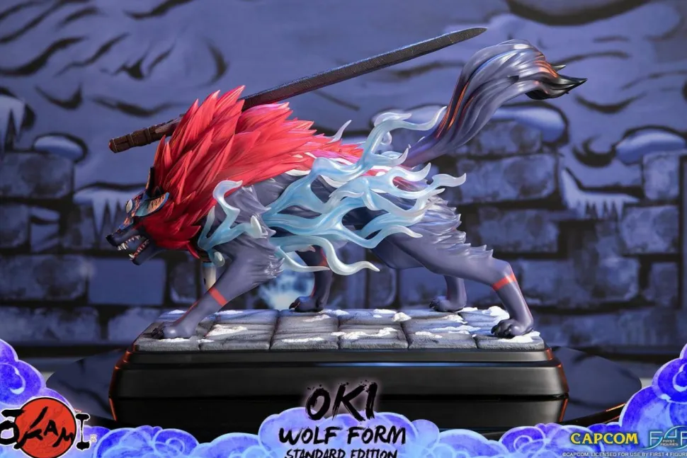 Okami - Oki Wolf Form 14” Statue