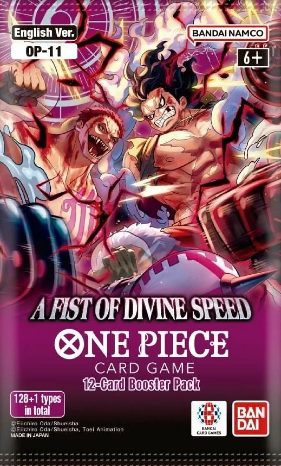 One Piece - Card Game A Fist of Divine Speed OP-11 Booster Pack (12 Cards)