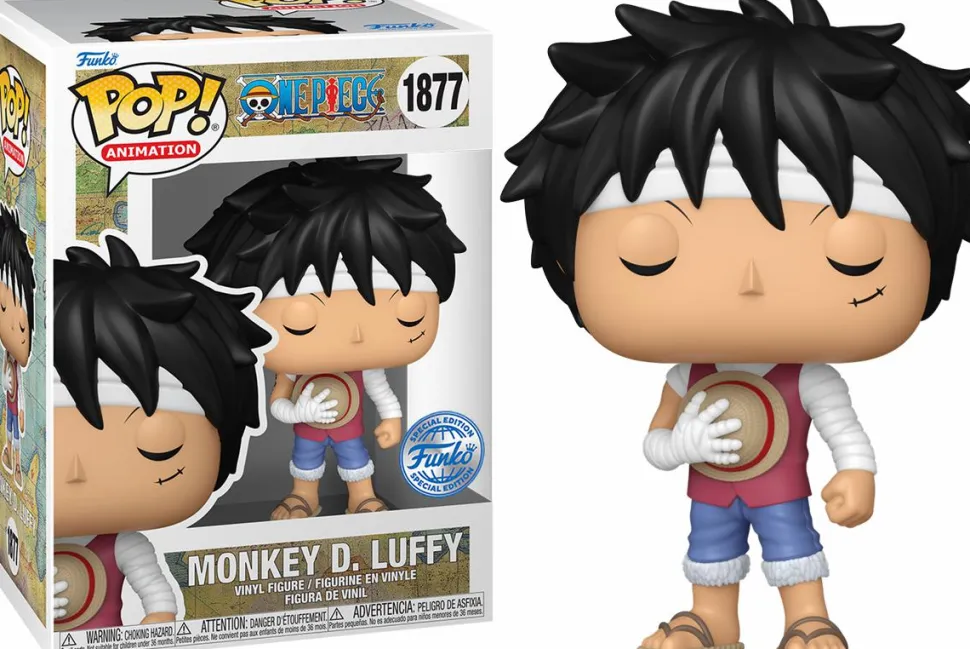 One Piece - Monkey D. Luffy (Marineford Memorial) Pop! Vinyl Figure (Popcultcha Exclusive)