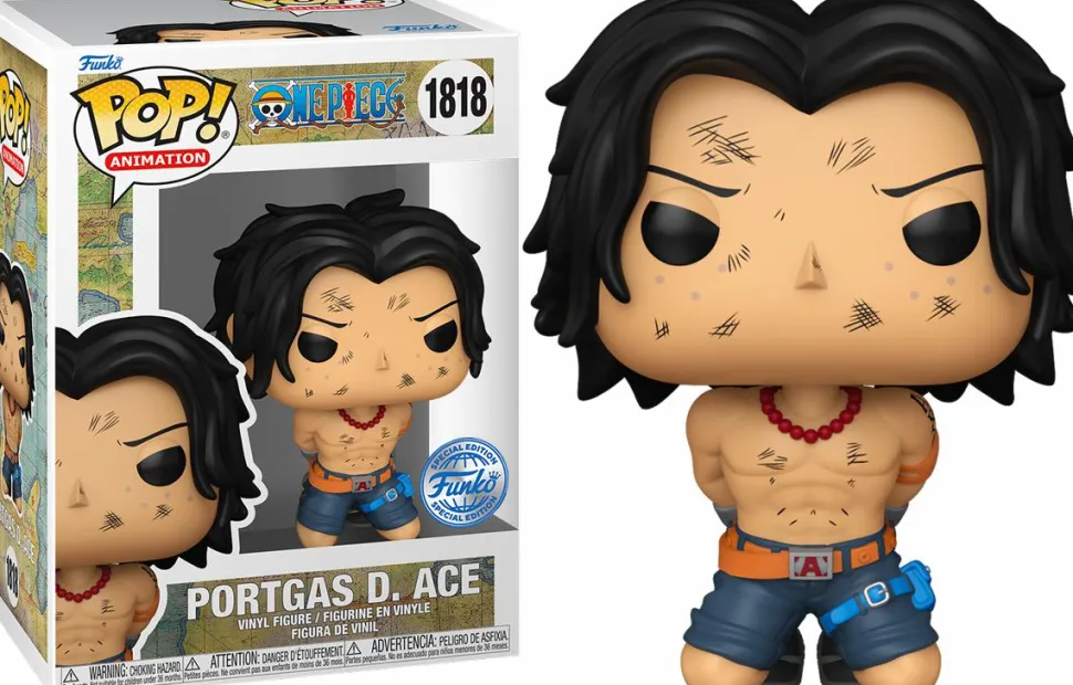 One Piece - Portgas D. Ace (Execution) Pop! Vinyl Figure (Popcultcha Exclusive)