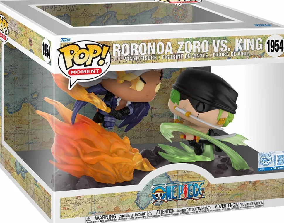 One Piece - Roronoa Zoro vs. King (Unmasked) Pop! Moment Vinyl Figure