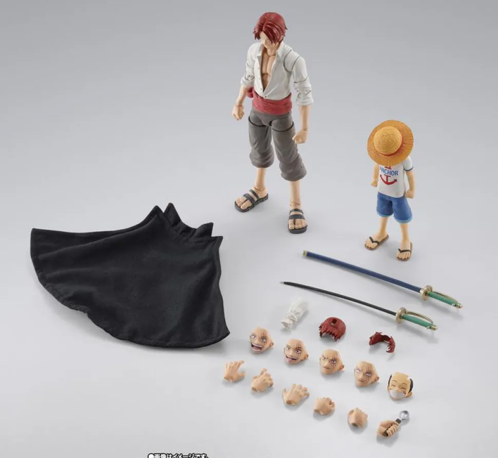 One Piece - Shanks & Monkey D. Luffy (Kid Era) S.H.Figuarts 6.5" Action Figure 2-Pack