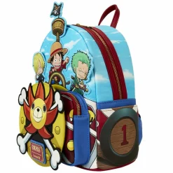 One Piece - Thousand Sunny Ship 10" Faux Leather Mini Backpack