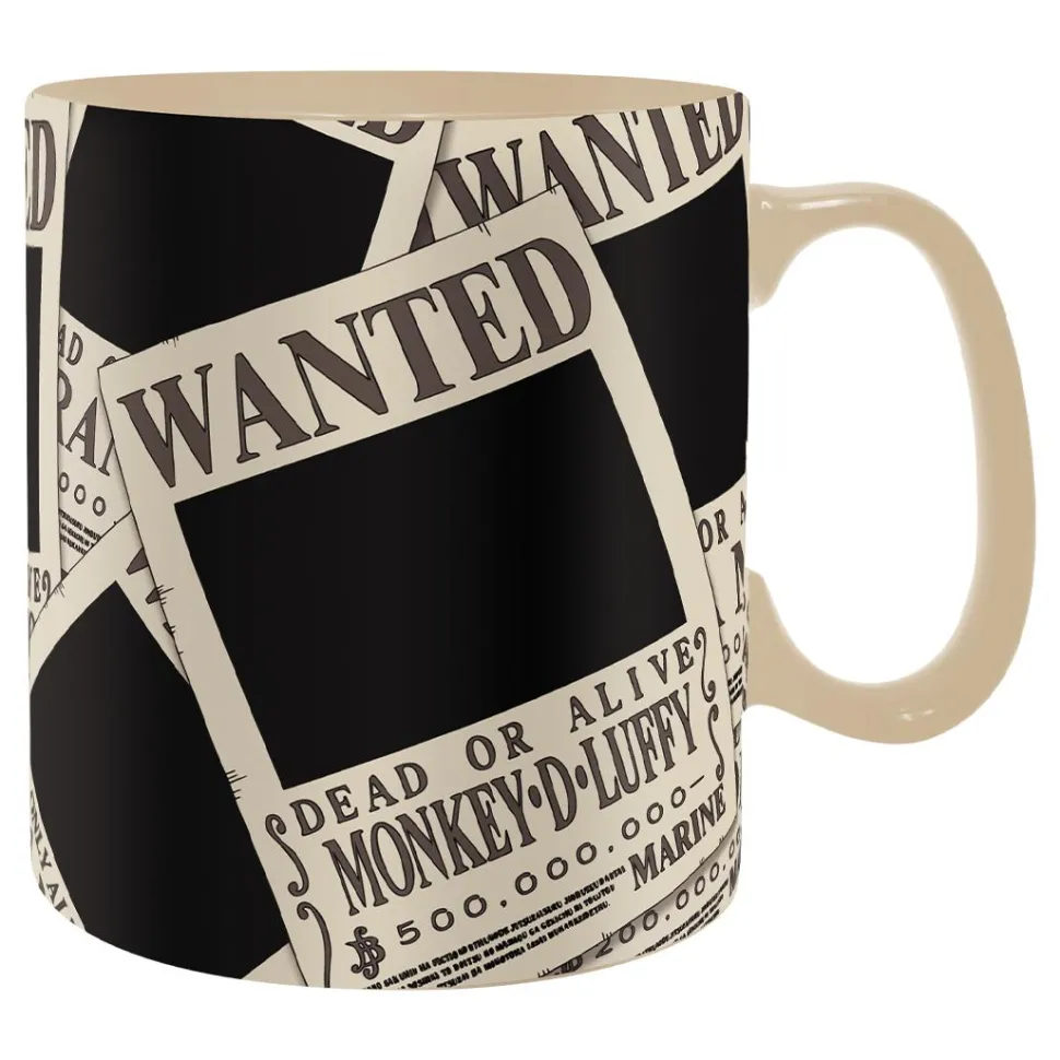 One Piece - Wanted Poster Heat-Change Mug & Coaster Set