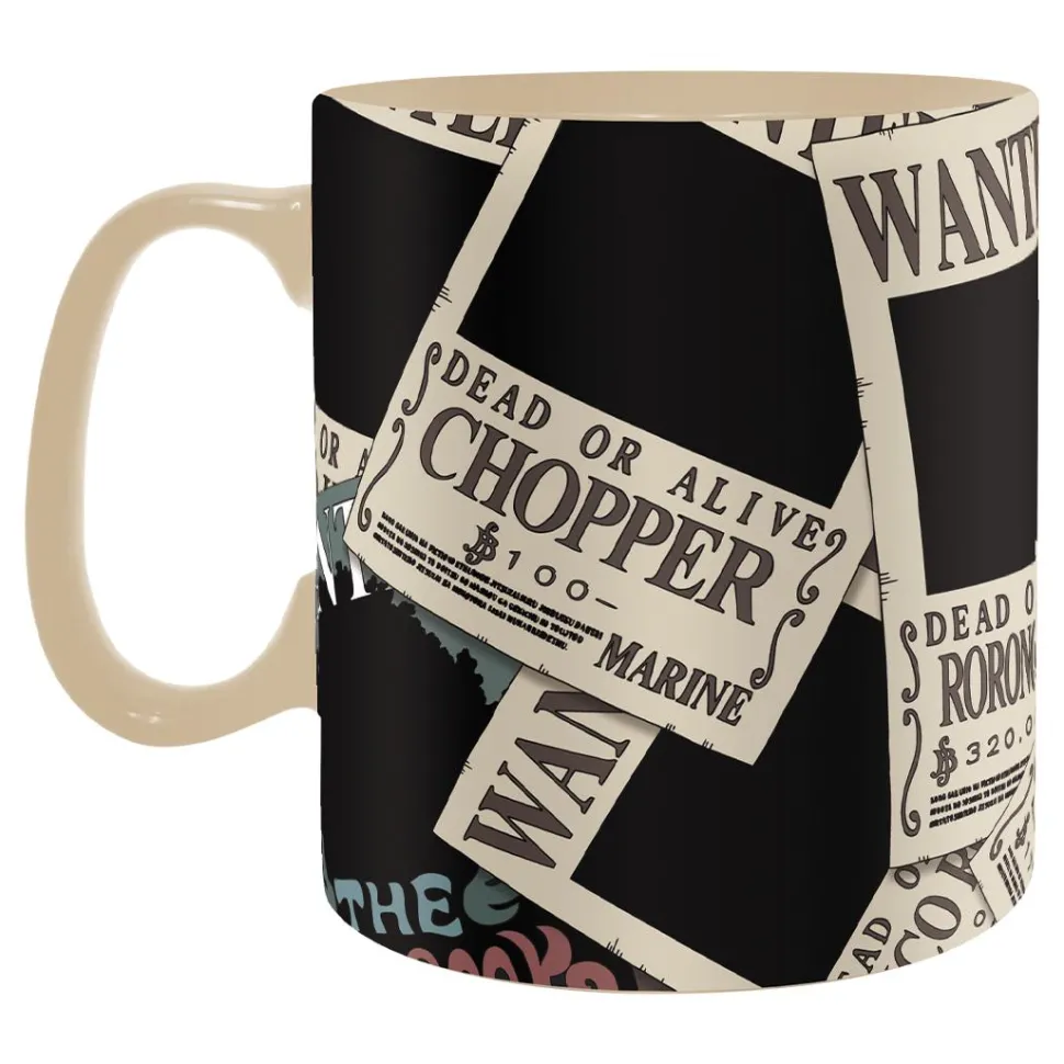 One Piece - Wanted Poster Heat-Change Mug & Coaster Set