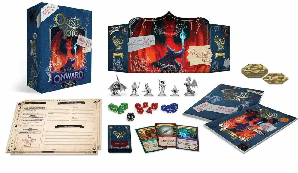 Onward (2020) - Quests of Yore Barley’s Edition Role Playing Adventure Board Game