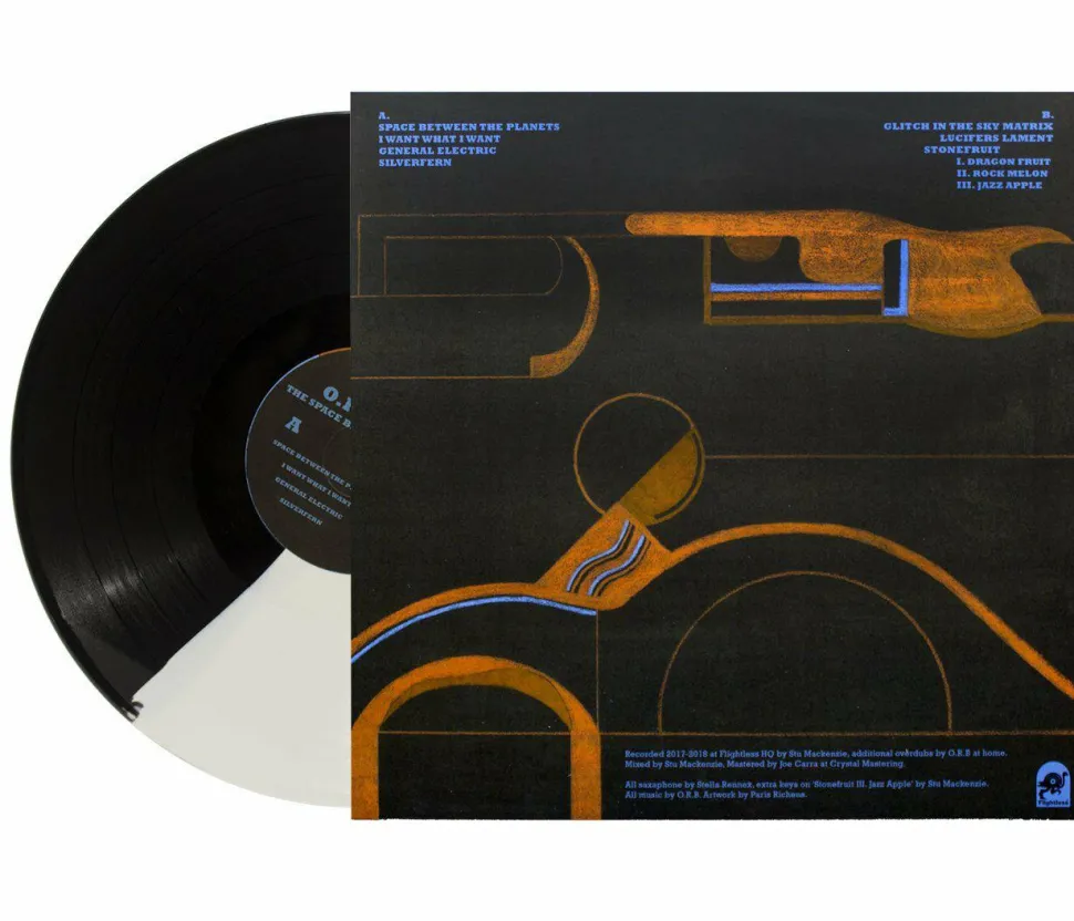 ORB - The Space Between LP Vinyl Record (Limited Edition Black & White Vinyl)