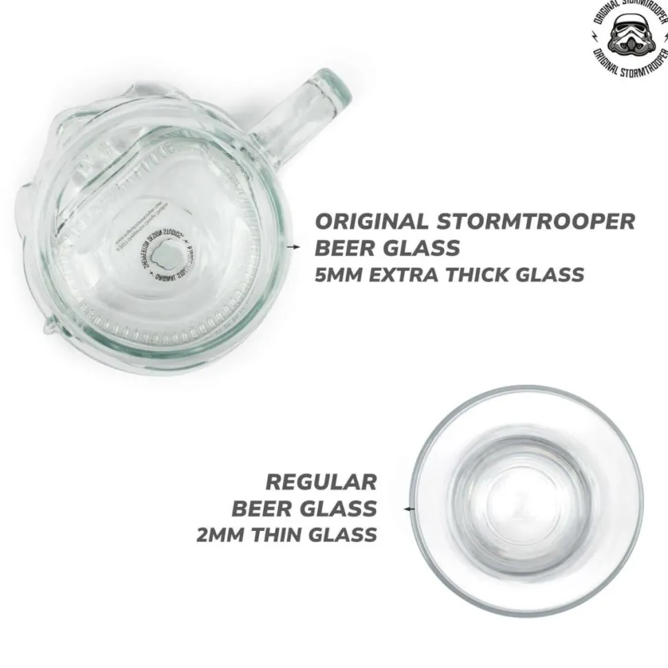 Original Stormtrooper - Original Stormtrooper Helmet 3D Beer Pint Glass
