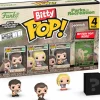 Parks & Recreation - Ron Swanson, Leslie Knope, Andy Dwyer & Mystery Bitty Pop! Vinyl Figure 4-Pack