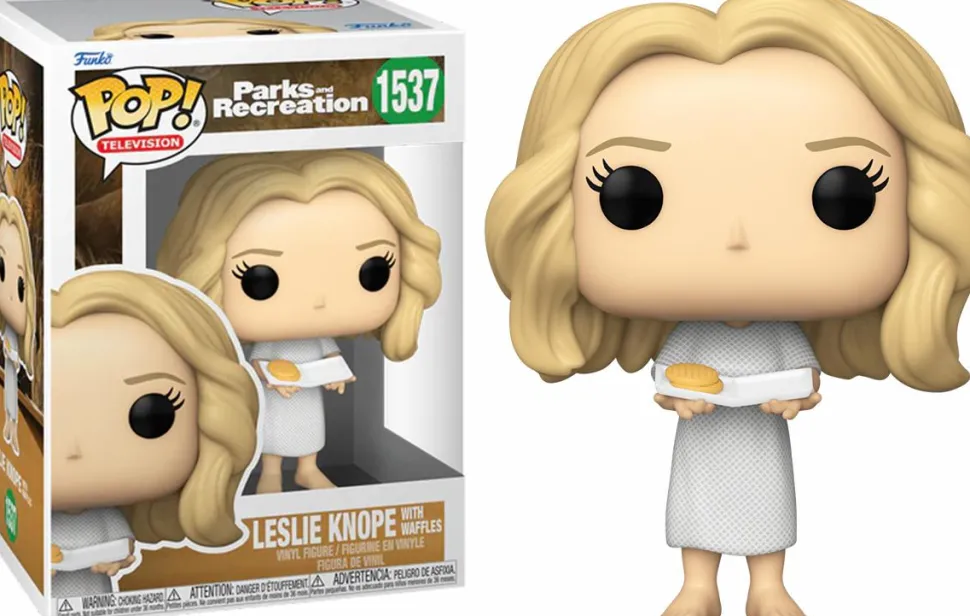 Parks and Recreation - Leslie Knope with Waffles Pop! Vinyl Figure
