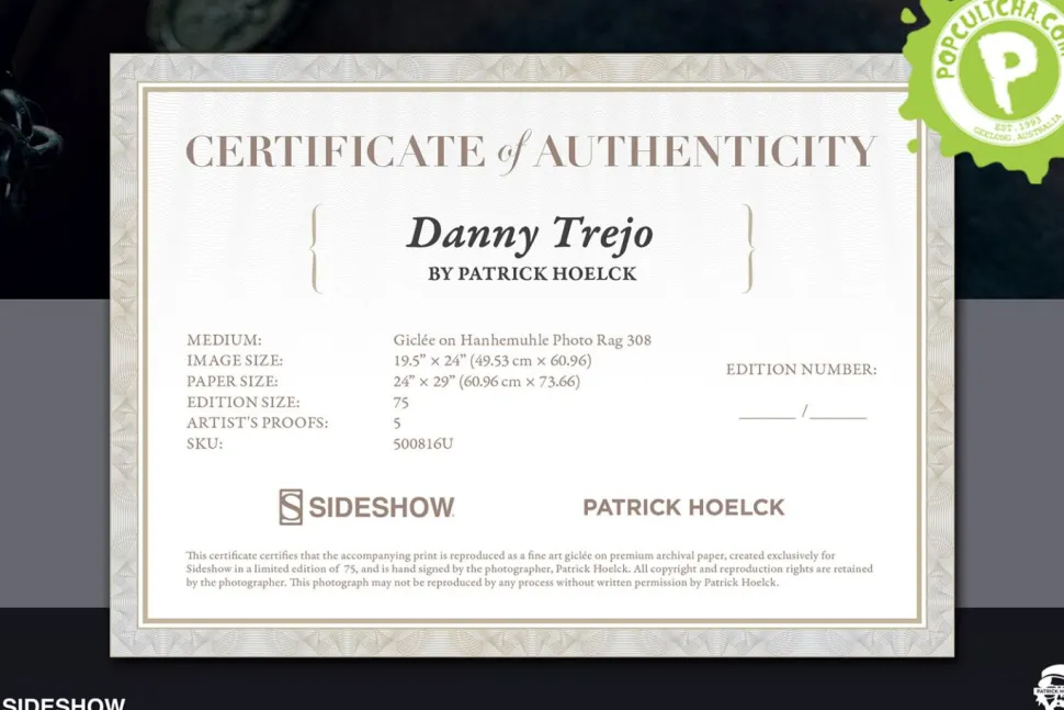 Patrick Hoelck - Danny Trejo Fine Art Print