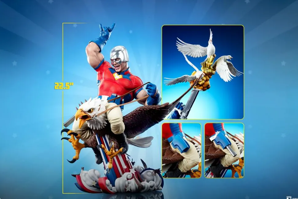 Peacemaker (2022) - Peacemaker Eat Peace 22" Statue