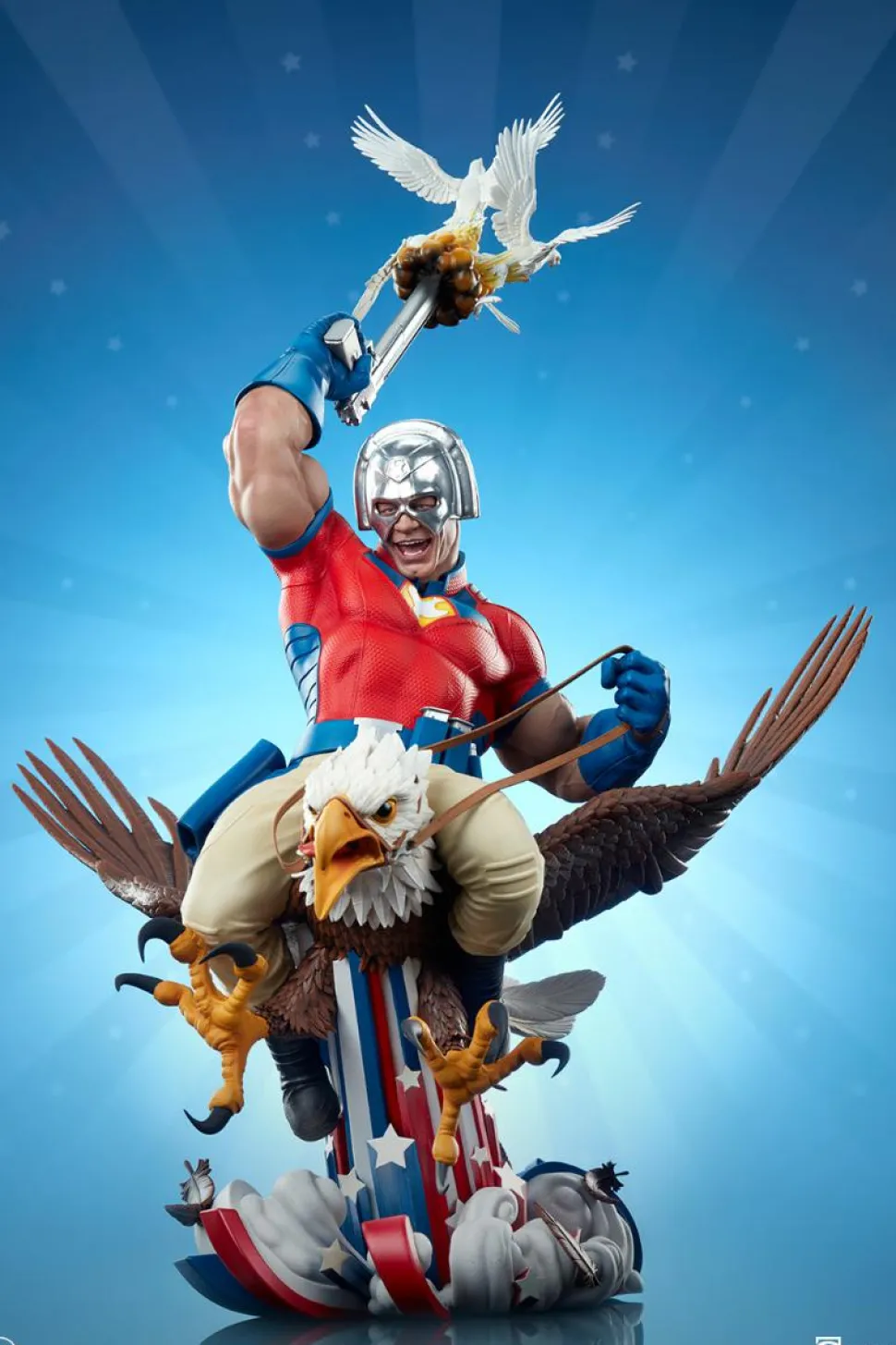 Peacemaker (2022) - Peacemaker Eat Peace 22" Statue