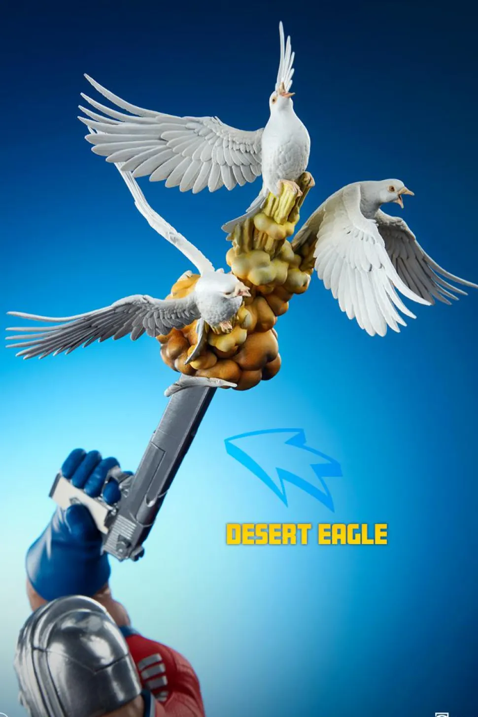 Peacemaker (2022) - Peacemaker Eat Peace 22" Statue