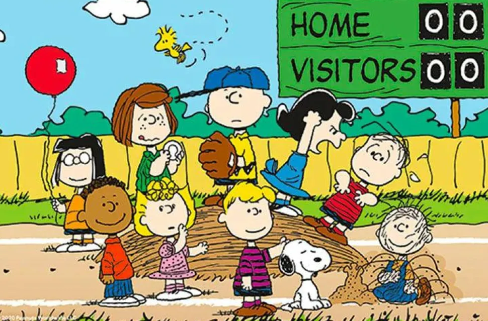 Peanuts - Baseball 150 Piece Tube Jigsaw Puzzle