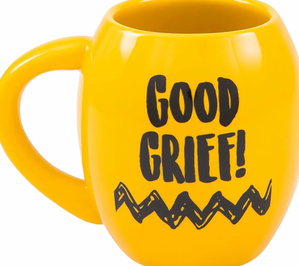 Peanuts - Charlie Brown Good Grief Oval Ceramic Mug
