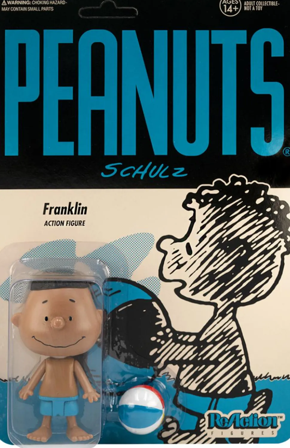 Peanuts - Franklin in Swimsuit ReAction 3.75” Action Figure