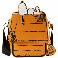 Peanuts - Great Pumpkin Snoopy Doghouse 8” Faux Leather Crossbody Bag