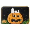 Peanuts - Great Pumpkin Snoopy Glow in the Dark 4” Faux Leather Zip-Around Wallet