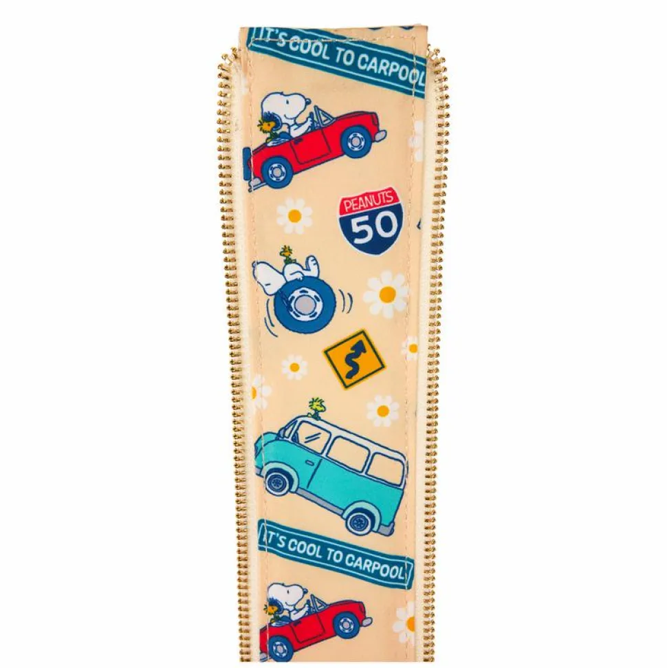 Peanuts - Road Trip Light Up 6" Faux Leather Crossbody Bag