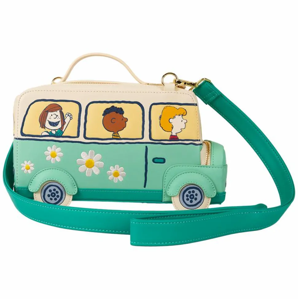 Peanuts - Road Trip Light Up 6" Faux Leather Crossbody Bag
