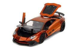Pink Slips - Orange Lamborghini Aventador SV 1/24th Die-Cast Vehicle Replica
