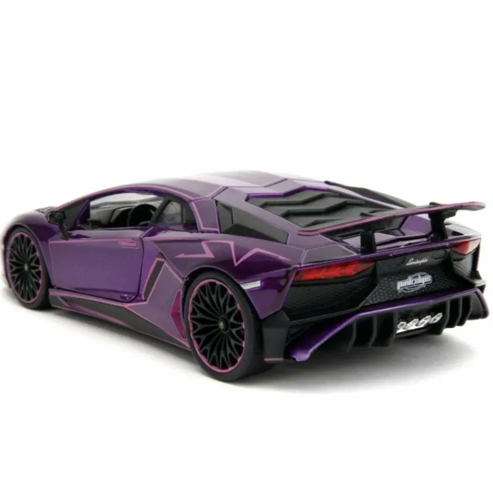 Pink Slips - Purple Lamborghini Aventador SV 1/24th Scale Die-Cast Vehicle Replica