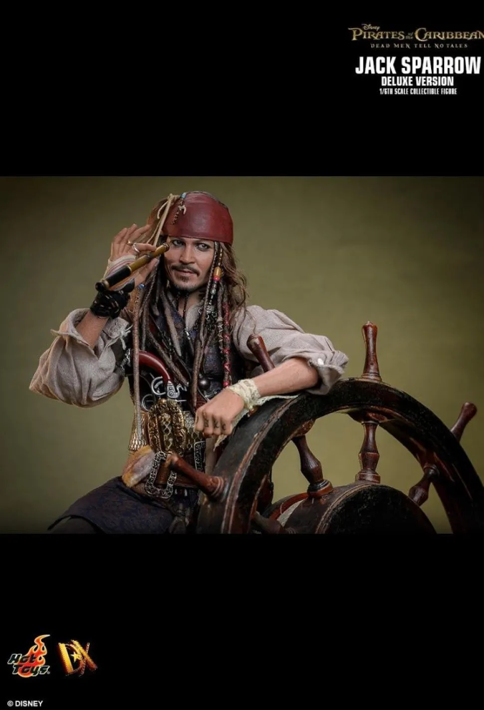 Pirates of the Caribbean: Dead Men Tell No Tales - Jack Sparrow Deluxe 1/6th Scale Hot Toys Action Figure