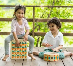 Plan Toys - Wooden Rhythm Box (Square)